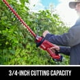 thumbnail image 5 of SKIL PWR CORE 20V 22-Inch Brushless Cordless Hedge Trimmer, Electric Hedge Trimmer with Dual-Action Blades, 2.0Ah Battery and 60W Charger Included, 5 of 14