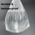 thumbnail image 4 of EIGTHTAIL Small Trash Bags  Disposable Mini Garbage Plastic Bags  High Density  Thin  Lightweight  For Office  Home  Hospital  Wastebaskets  30 Counts Clear Trash Bags, 4 of 8