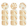 thumbnail image 3 of SHISUYAN Golden Acrylic Dice Set with Luminous Round Corner Design for Game Playing 10 Pcs, 3 of 9
