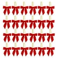 thumbnail image 2 of Christmas Velvet Bows 24pcs,Small Burgundy Ribbon Bows for Christmas Tree Wreath Gift Wrap Wedding Party Favors,Mini Velvet Bows for Candy Bags Baking Crafts Christmas Home Decorations-Red, 2 of 8