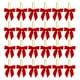 thumbnail image 2 of 24 Lazos Navideños Pequeños de Terciopelo | Mini Lazos de Cinta Suave de 8 Cm con Pinzas Metálicas | Ideales para Decorar Árboles, Coronas, Papel de Regalo, Regalos de Fiesta, Bolsas de Dulces y Manu, 2 of 6