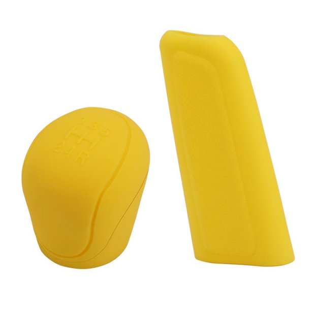 Universal coche palanca de cambios de mano cubierta de silicona freno de mano protectores antideslizantes huangjie unisex