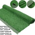 thumbnail image 2 of Fancy Artificial Turf Grass Lawn, Realistic Synthetic Grass Mat, Indoor Outdoor Garden Lawn Landscape for Pets, Fake Faux Grass Rug Green, 2 of 16