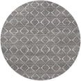 thumbnail image 1 of Ahgly Company Indoor Round Mid-Century Modern Cloudy Gray Trellis Area Rugs, 8' Round, 1 of 6
