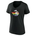 thumbnail image 2 of Women's  Black Ottawa Senators NHL Pride V-Neck T-Shirt, 2 of 3