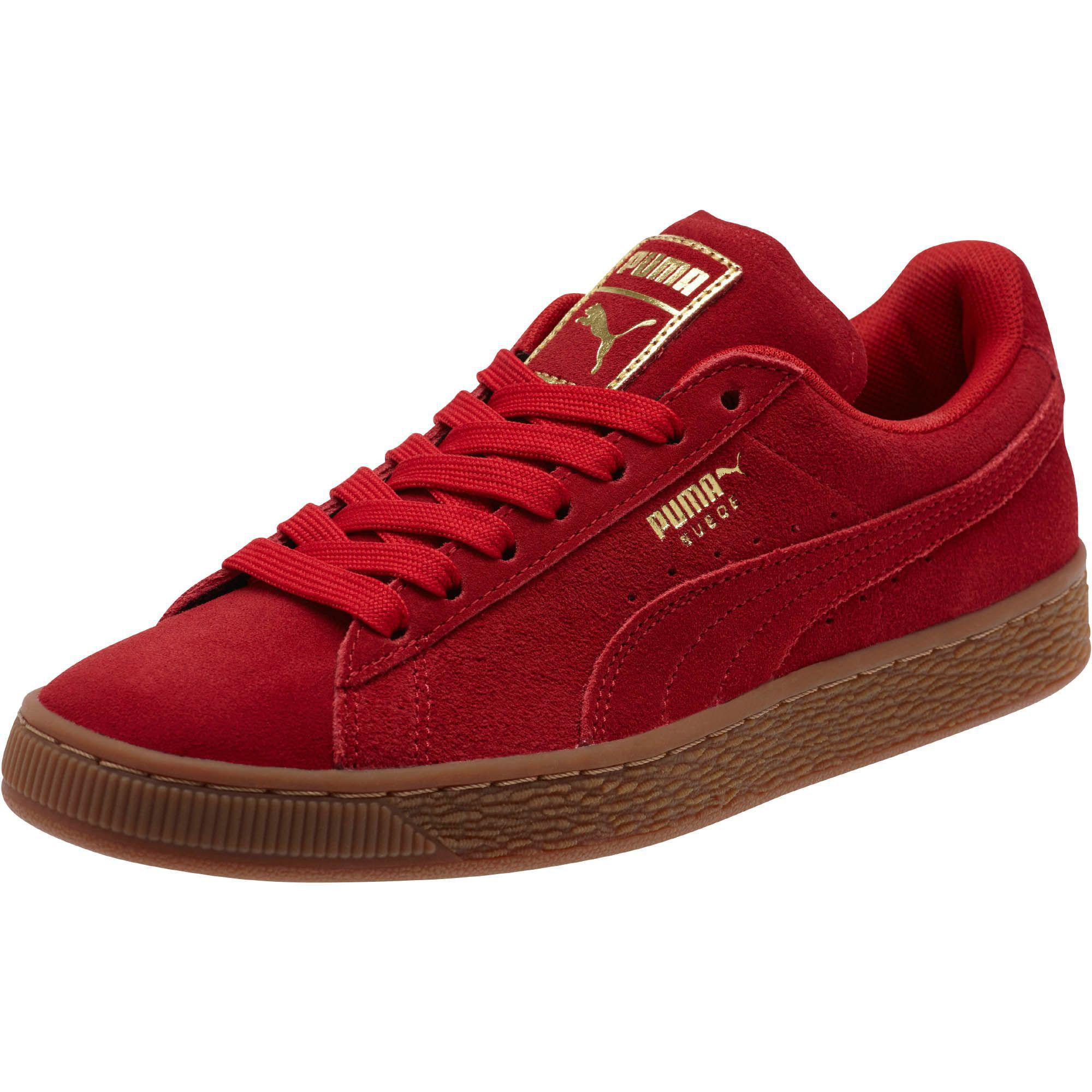 Puma Womens Suede Classic Leather Low Top Lace Up Fashion, , | Walmart ...
