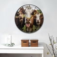 thumbnail image 4 of Funny Cows Wall Clock Silent Non-Ticking Round 12 Inch Quartz Battery Operated Wall Clock for Kitchen,Bedroom,School,Living Room Home Decor, 4 of 7