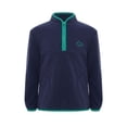 thumbnail image 3 of Haitryli Kids Boys Warm Fleece Sweatshirt Jacket Holidays Play Wear Family Gatherings Pullover Top With Pockets Navy Blue 150, 3 of 7