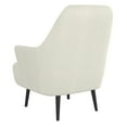 thumbnail image 4 of Zoey 17.5" Modern Boucle Fabric Upholstered Accent Chair in Cream, 4 of 8