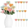 thumbnail image 1 of Ticiaga, 14 palillos de madera con forma de corazón, doble cara, para San Valentín, 1 of 5