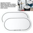 thumbnail image 3 of 2PCS Drum Head Patch PET Wear  Drumhead Patch Protector for Practice Performance, 3 of 8
