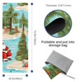 thumbnail image 4 of Santa Claus Gym Towel with Storage Bag, 72.8"x26.8", Suitable for Yoga, Pilates, Fitness, etc. - Yoga Mat Towel, Gym Towel for Workout, 4 of 6