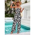 thumbnail image 3 of EASYBRAUS Women Printed Rayon Two Piece Pants Set Sleeveless Summer Vacation Outfit, 3 of 9