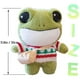 thumbnail image 2 of Juguetes De Peluche De Rana Lindo Muñeco De Peluche De Juguete Animal De Dibujos Animados Juguete Para Regalo Para Niños Niñas Amigos 11,8 Pulgadas Vogacara FN006825-01, 2 of 5