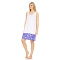 thumbnail image 2 of Lati Fashion Women Nightgown Sleeveless Female Nightgowns & Sleepshirts Blue X-Large, 2 of 4
