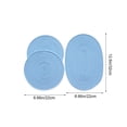 thumbnail image 3 of Woven Round Placemats Thermal Insulation Durables Table Insulation Coasterss Coasterss 3pcs, 3 of 6