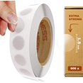 thumbnail image 1 of shiyou-Clear Round Labels (500/Roll, 1.5 Inch) Clear Round Stickers - Clear Labels and Wafer Tab Seals - Envelope Seal Stickers - Clear Stickers Circle Labels, Transparent Sealing Dots, Envelope Seal, 1 of 4