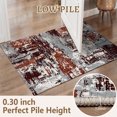 thumbnail image 2 of 2x3 Entryway Rug Bathroom Rugs for Front Door Bedroom Kitchen, Washable Vintage Print Carpet, Floor Mat with Non Slip Backing, 2 of 8