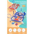 thumbnail image 4 of Blue Throwing Sandbag And Hoops Combo Game Interactive Exercise Toys For Kids, Indoor Outdoor Sports Activity Set With Scoring System, Size 21.26X17.91X31.50 Inches, Weight 1.94 Lb, 4 of 4
