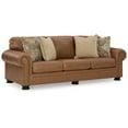 thumbnail image 3 of Signature Design by Ashley Carianna Caramel Queen Sofa Sleeper, 3 of 9
