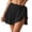 Black, variant on Swimsuit Coverup for Women Plus Size Short Sarong Wraps Fashion Casual Bathing Suit Beach Cover Skirt, S-3XL
