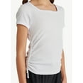 thumbnail image 7 of Justice Girls Square Neck Short Sleeve Top, Sizes XS - XLP, 7 of 7
