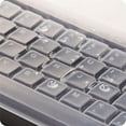 thumbnail image 6 of Hariumiu Clear Desktop Computer Keyboard Cover Skin for PC 108 Keys Standard Keyboard, Anti Dust Waterproof Keyboard Protector Skin, 6 of 7