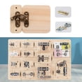thumbnail image 4 of Tablero ocupado de DIY Lock Latch Puzzle Juguetes de educación temprana Aprendizaje de básicas Tablero de puerta de juguete A Salvador juego de mesa ocupado, 4 of 7