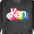 thumbnail image 3 of Barbie Pride - Ken Logo - Men's Crew Neck Fleece Pullover, 3 of 5
