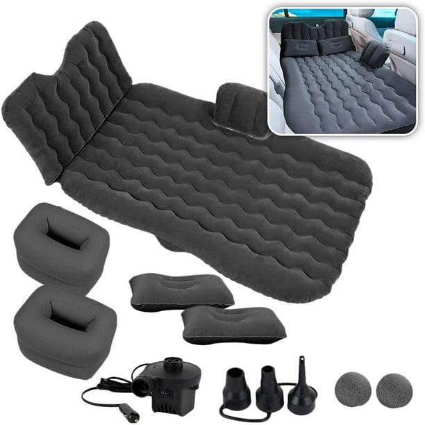 Zone Tech Car Inflatable Air Mattress Back Seat Pump Kit Vacation