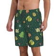 thumbnail image 2 of KLL Camp In The Forest Men's Casual Summer Beach Shorts Hawaiian Shorts with Pockets-Large, 2 of 5