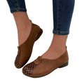 thumbnail image 3 of Sngxgn Women's Casual Flat Shoes for Women Ladies(Brown,38), 3 of 8