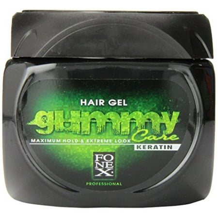 Gummy Hair Gel Maximum Hold Extreme Look Keratin 235 Oz
