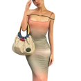 thumbnail image 1 of Vestido con tirantes finos Color degradado Vestido largo delgado, suave y cómodo para la noche de verano, 1 of 8