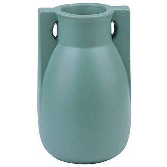 Ebros Teco Art Pottery by Frank Lloyd Wright Matte Vase (Buttress 2 - Green)