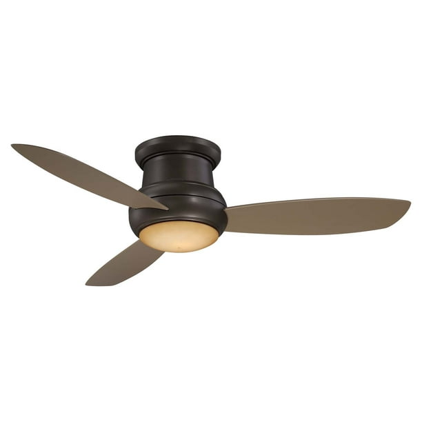 Minka Aire Concepto Ii Flush Mount, Outdoor Ceiling Fans With Lights Flush Mount
