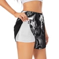 thumbnail image 3 of Lsque The Binding of Isaac Printed Women's Running Shorts with Liner Pockets,Elastic Quick Dry Workout Athletic Gym Yoga Shorts,Womens High Waist Shorts-Small, 3 of 9