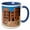 Blue/White, variant on 3drose, Morocco, Ouarzazate, Ait Benhaddou, Southern Moroccan Building., 11oz Two-tone Red Mug