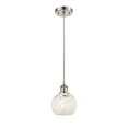 thumbnail image 7 of Innovations Lighting - White Mouchette - 1 Light Cord Hung Mini Pendant In, 7 of 7