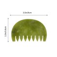 thumbnail image 4 of EeaseMX 1 peine raspador de piedra de jade, peine de masaje raspador portátil, masajeador de cuero cabelludo, 4 of 7
