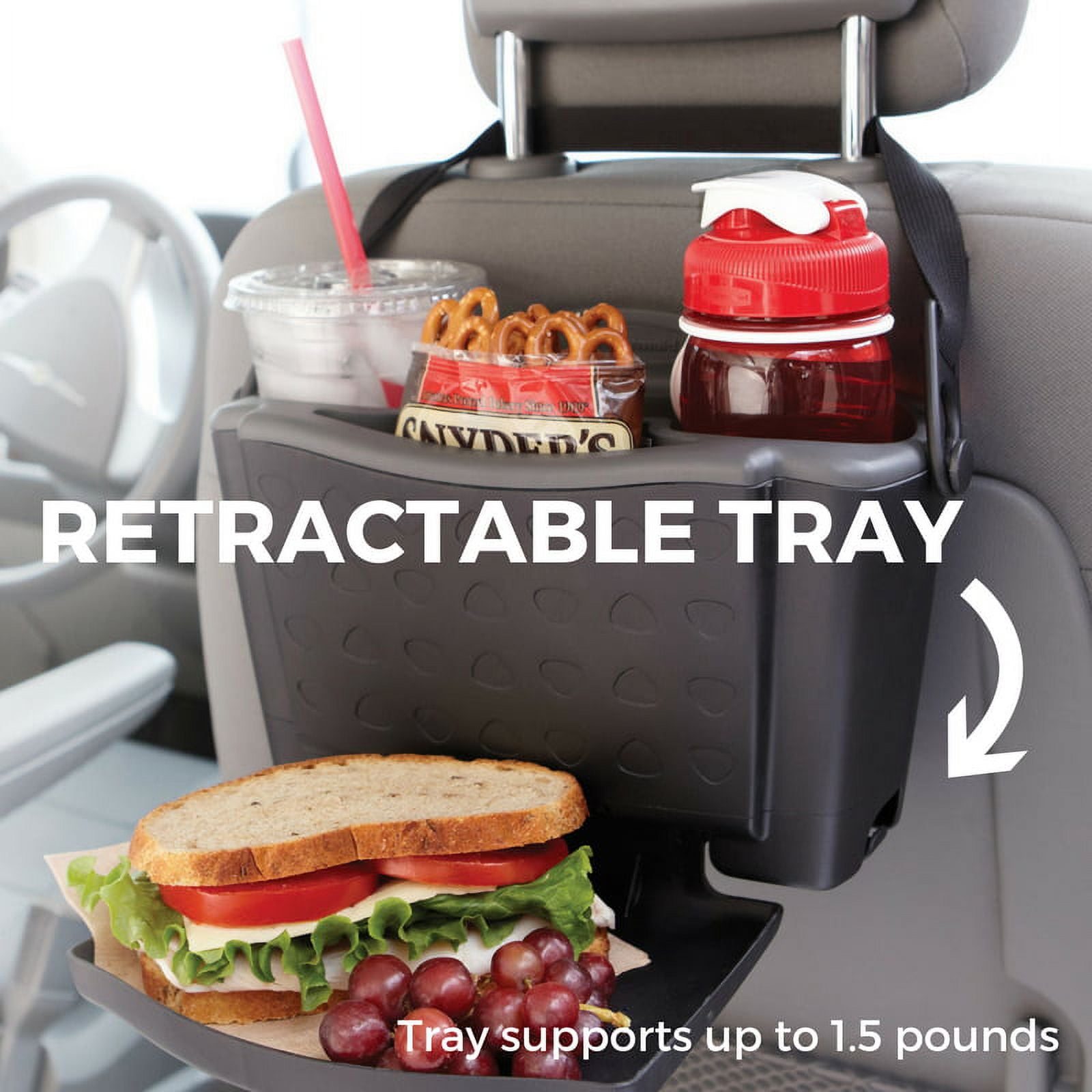 Rubbermaid Back Seat Food Tray Car Interior Organization