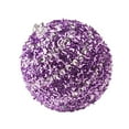 thumbnail image 2 of Christmas Tree Decorations Ornament Set for Fall Halloween Decor, 1 Pack Orange Purple Black Shatterproof Christmas Ball Ornaments Bulk, 3.15 Inches Hanging Decor for Xmas Holiday Party, 2 of 2