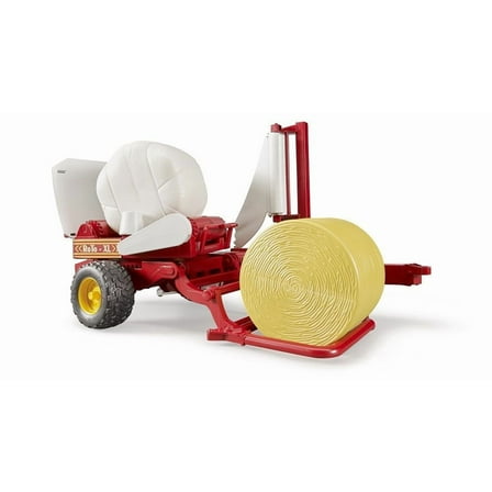 Bruder 02122 Bale Wrapper w/ Wrapped and Un-Wrapped Bales