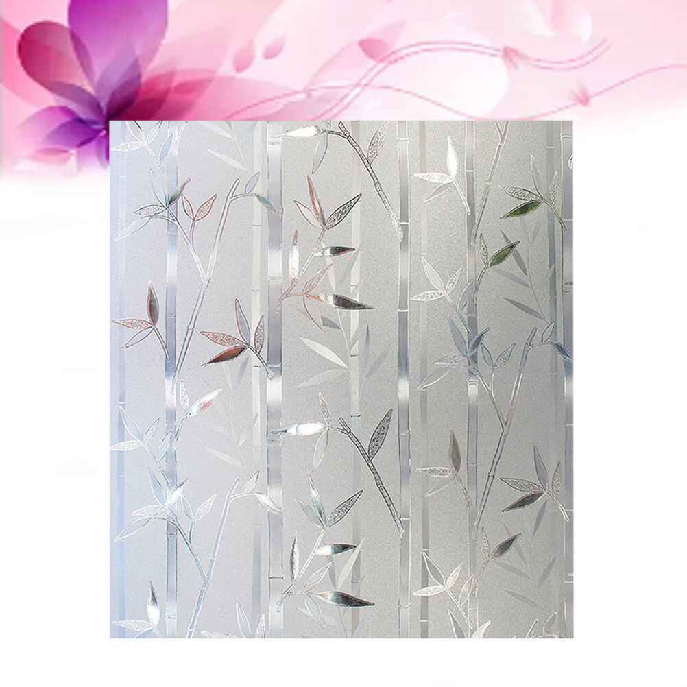 1 Roll 3D Glass Stickers UV Blocking Anti Static Window Privacy Stickers for Home Office