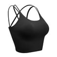 thumbnail image 6 of LELINTA Women Crop Tops Sports Bras Mesh Longline Fitness Camisole Yoga Workout Running Gym Pad Shirt with Removable Cups, 6 of 7