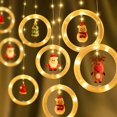thumbnail image 1 of Decoración navideña Cortina de luz interior con 10 piezas de luces de hadas colgantes 3m x 0.5m Impermeable Alimentado por USB para interior Árbol de Navidad al aire libre Dormitorio Boda JFHHH pequeña, 1 of 1
