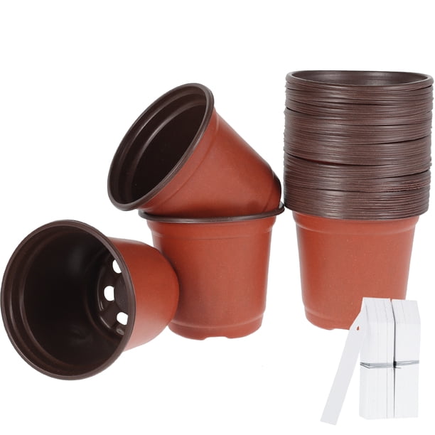 Muyoka Tazas de germinación de plántulas de vivero de plástico Littleduckling, macetas de nutrición para plantas de jardín, contenedor para cultivo de flores Muyoka Hogar
