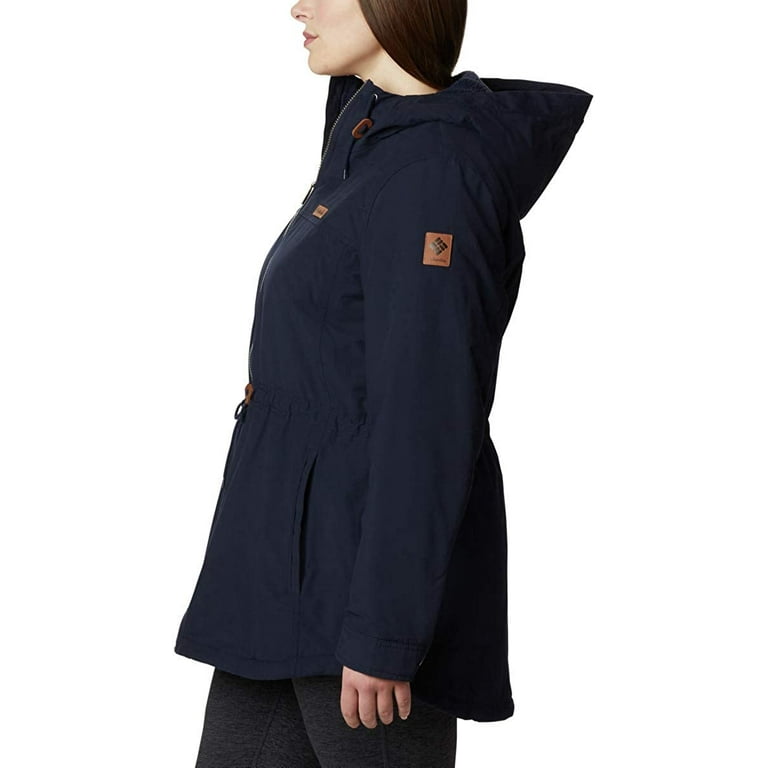 Columbia Womens Chatfield Hill Fleece Lined Hooded Anorak Jacket