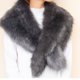 thumbnail image 5 of Bufanda de cuello falso para mujer, chal, estola envolvente, bufandas cálidas y versátiles, bufanda para mujer, 5 of 7