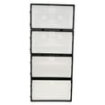 thumbnail image 6 of RENACLIPY 4Pcs Thickened White Plastic Shoe Storage Cases with Transparent Window and Sturdy Build, 6 of 8